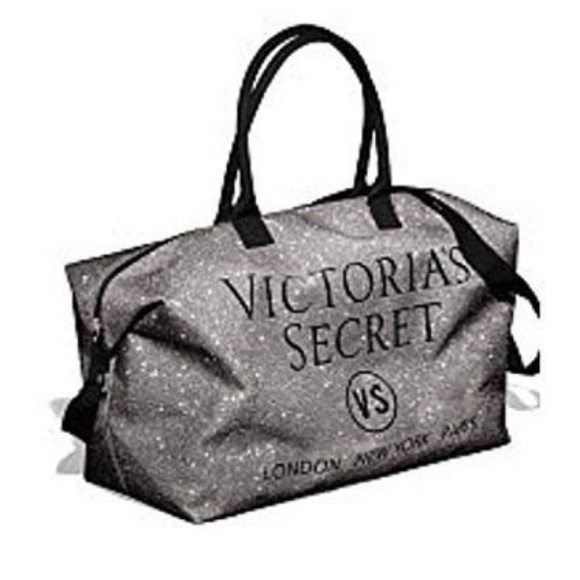 Victoria's Secret Handbags - 🖤NWT VS Glitter Weekender 2015 Tote🖤